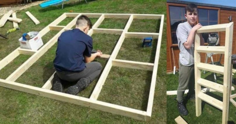 Un adolescent de 14 ans a construit une vraie maison pour sa petite sœur.