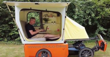 Golo Gocamp, Un Vélo Camping-car À Assistance Électrique, Alimenté Par Le Soleil