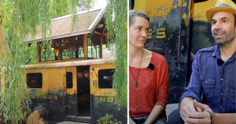 Un Couple Transforme Un Wagon De Train De La Seconde Guerre Mondiale En Une Petite Maison Magique D'un Autre Temps